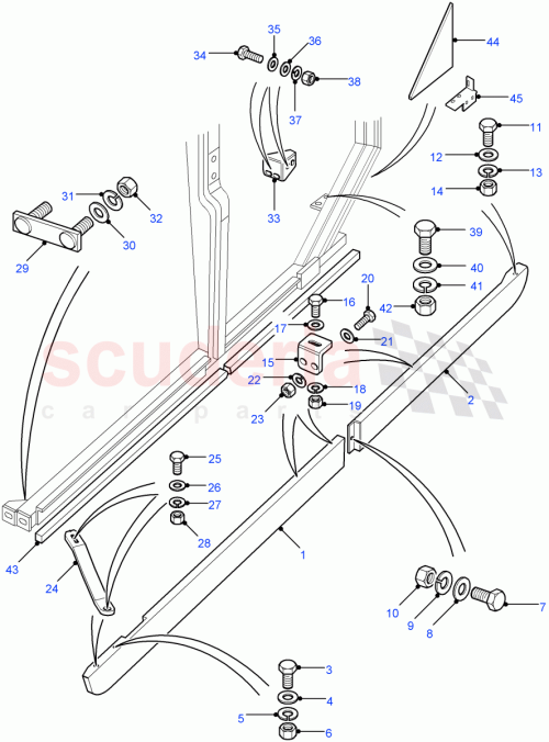 Part Diagram for Land Rover AFU1069