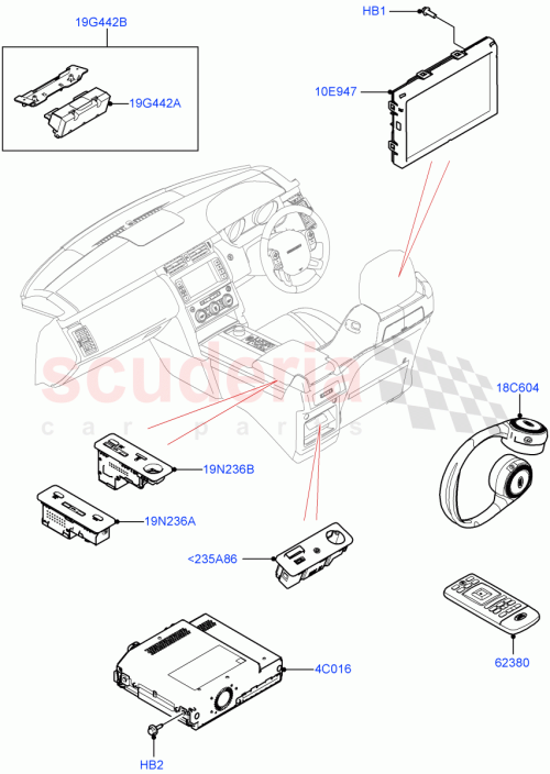 Part Diagram for Land Rover LR173922