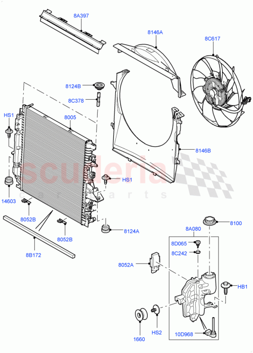 Part Diagram for Land Rover LR016208