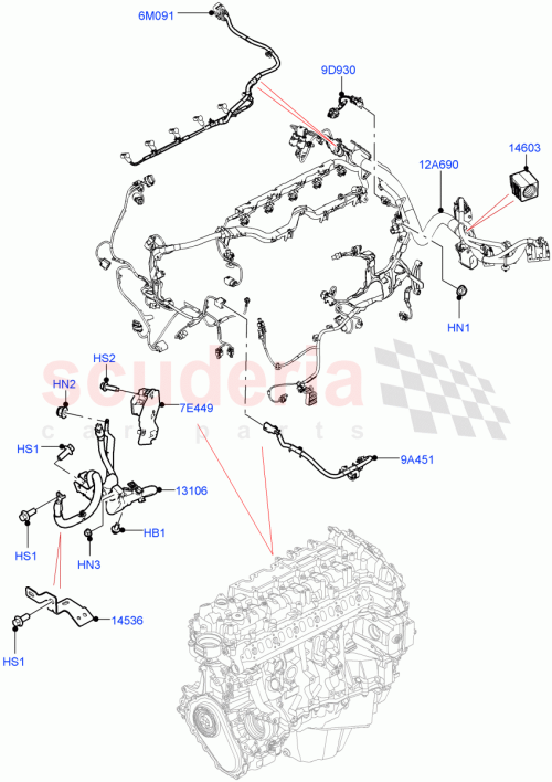 Part Diagram for Land Rover LR170962
