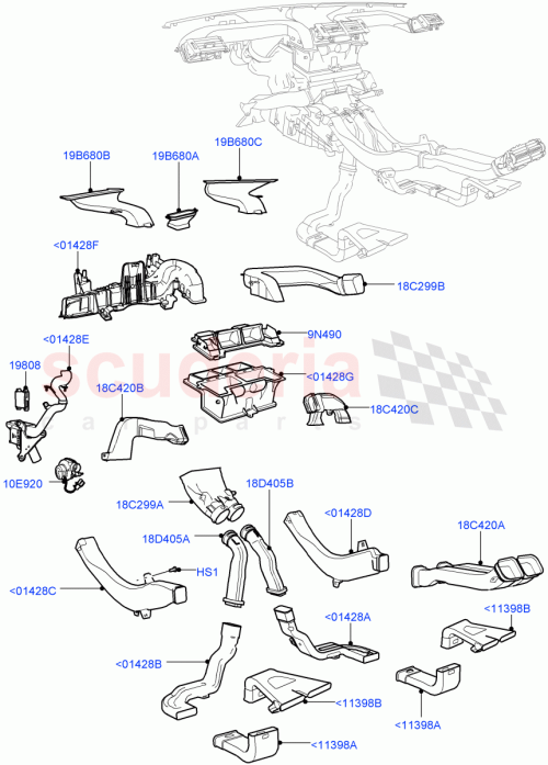 Part Diagram for Land Rover LR057818
