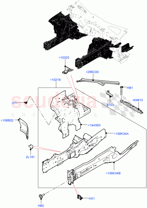 Part Diagram for Land Rover LR131696
