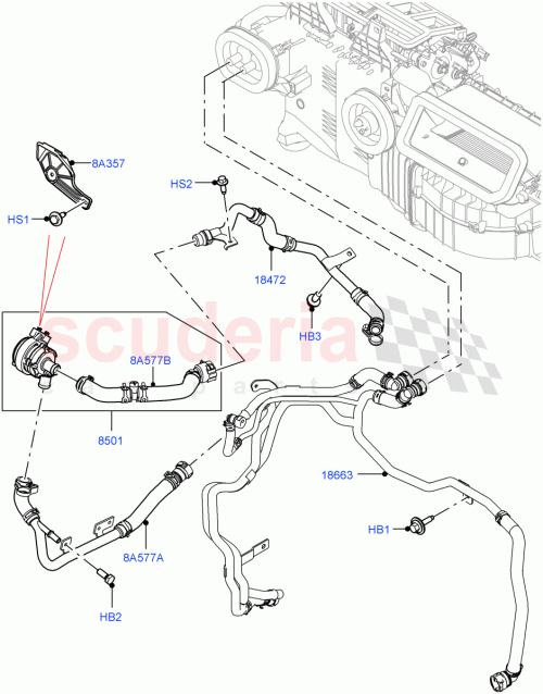 Part Diagram for Land Rover LR163793