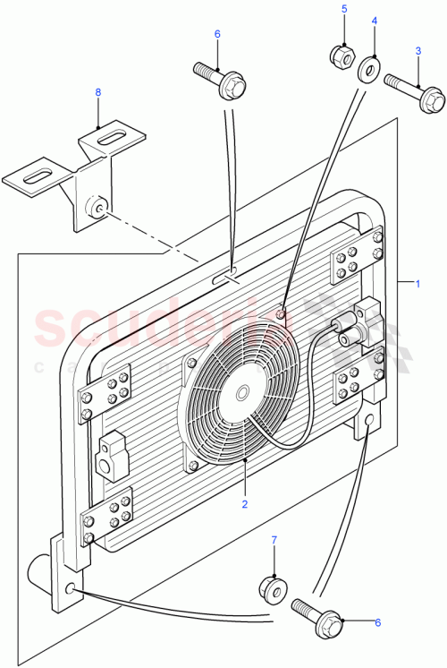 Part Diagram for Land Rover JRF100410