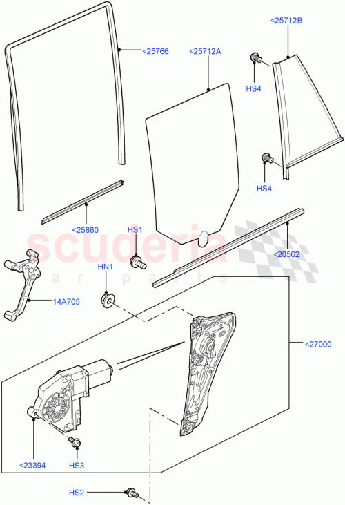 Part Diagram for Land Rover CGE000852