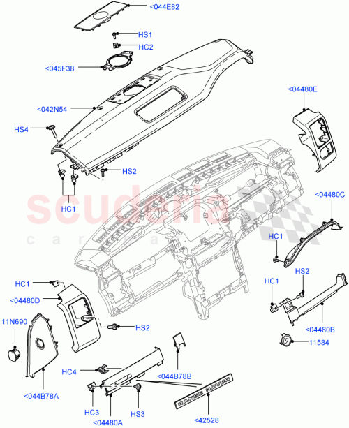 Part Diagram for Land Rover LR023990