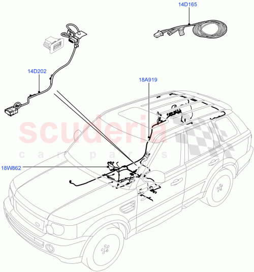 Part Diagram for Land Rover LR021745