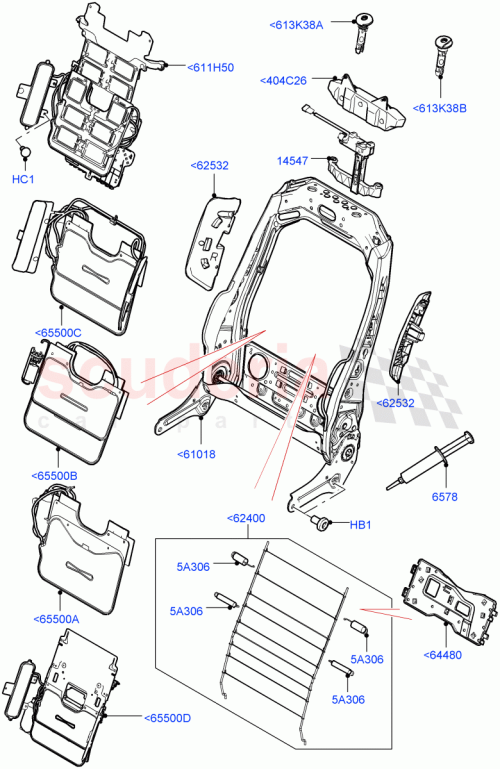 Part Diagram for Land Rover LR039430