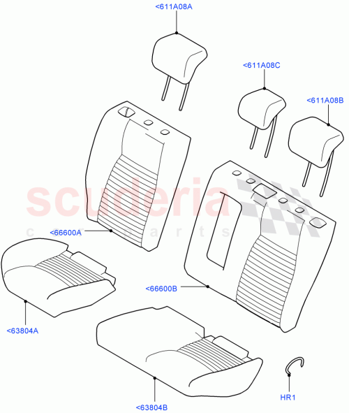 Part Diagram for Land Rover LR167705