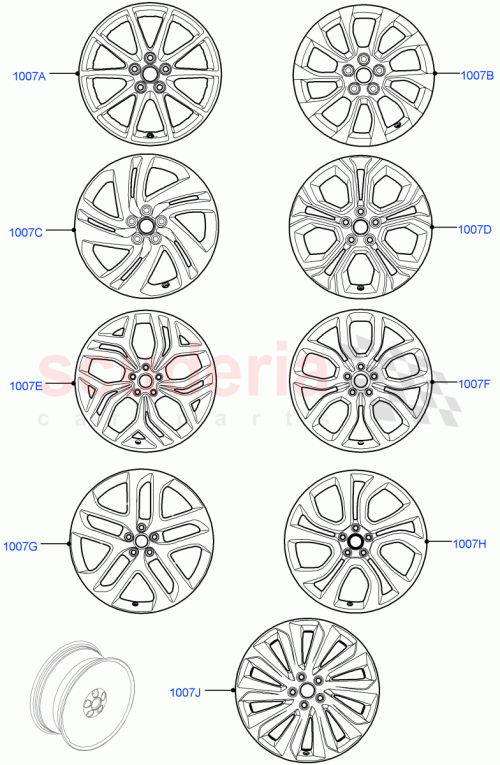 Part Diagram for Land Rover LR114514