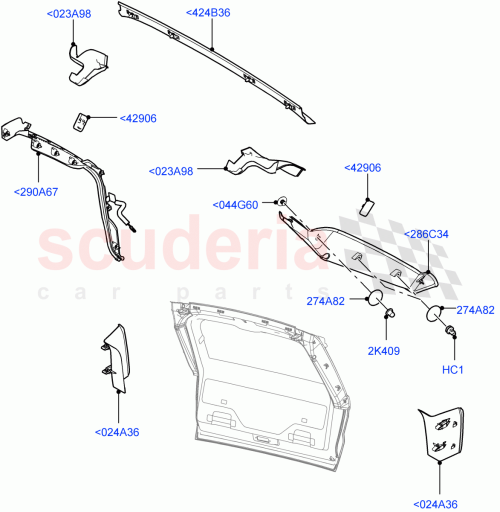 Part Diagram for Land Rover LR128430