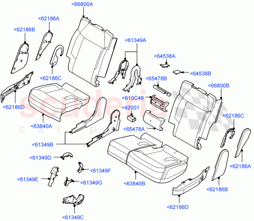 Part Diagram for Land Rover LR152400
