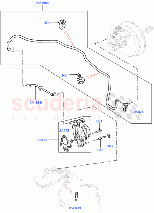 Part Diagram for Land Rover LR081608