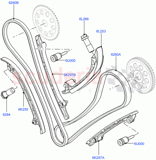 Part Diagram for Land Rover LR022960