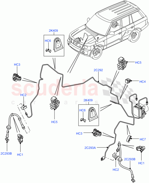 Part Diagram for Land Rover SHB500124