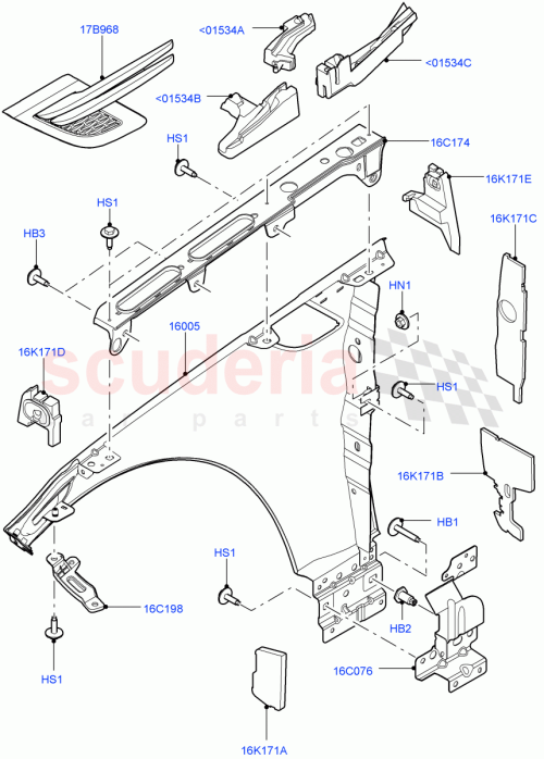 Part Diagram for Land Rover LR106335