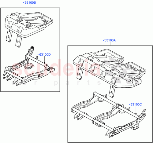 Part Diagram for Land Rover HTG500190