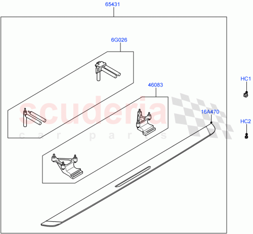 Part Diagram for Land Rover VPLKFSS001