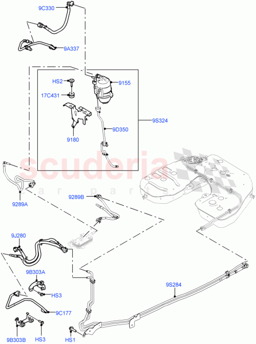 Part Diagram for Land Rover LR142125