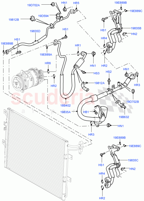 Part Diagram for Land Rover LR013881