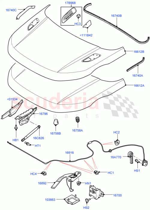 Part Diagram for Land Rover LR056535