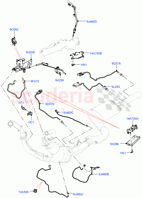 Part Diagram for Land Rover LR110225