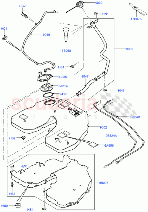 Part Diagram for Land Rover LR038796