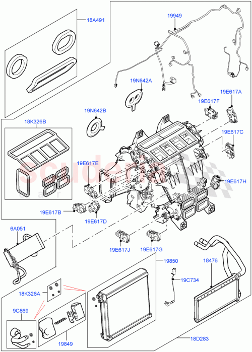 Part Diagram for Land Rover LR082153