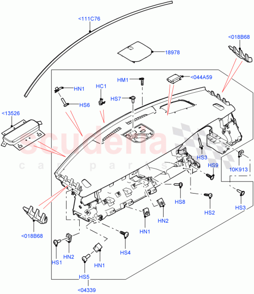 Part Diagram for Land Rover LR077471