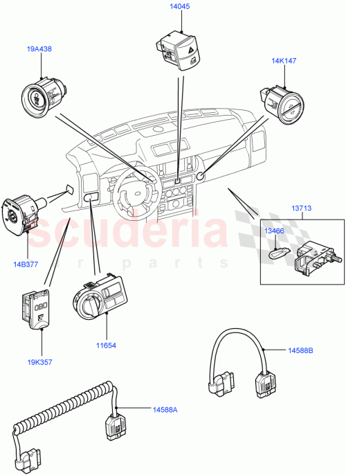 Part Diagram for Land Rover LR019691