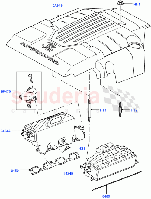Part Diagram for Land Rover PMM500080