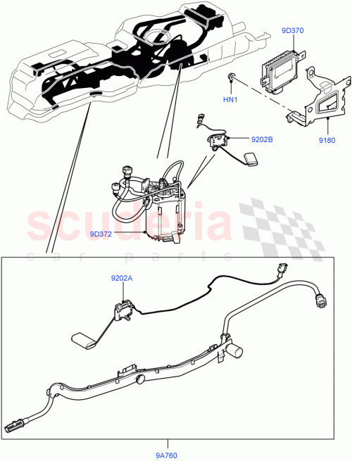 Part Diagram for Land Rover LR016187