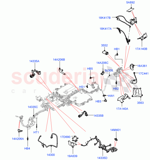 Part Diagram for Land Rover LR156720