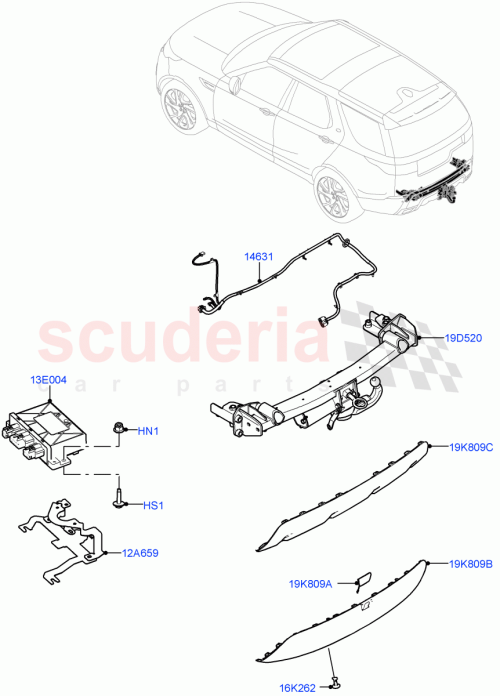 Part Diagram for Land Rover LR123356