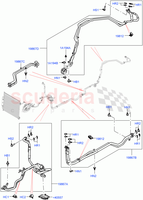 Part Diagram for Land Rover LR124621