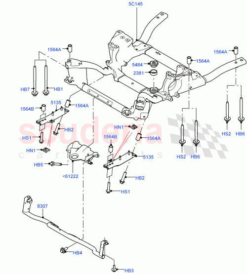 Part Diagram for Land Rover LR038571
