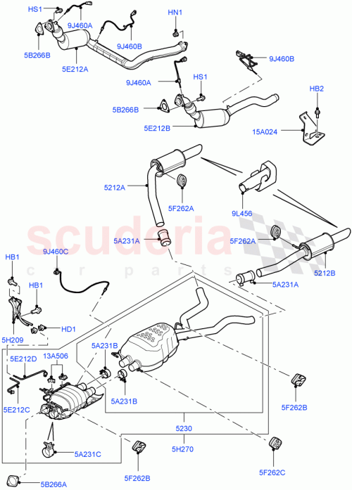 Part Diagram for Land Rover LR016224
