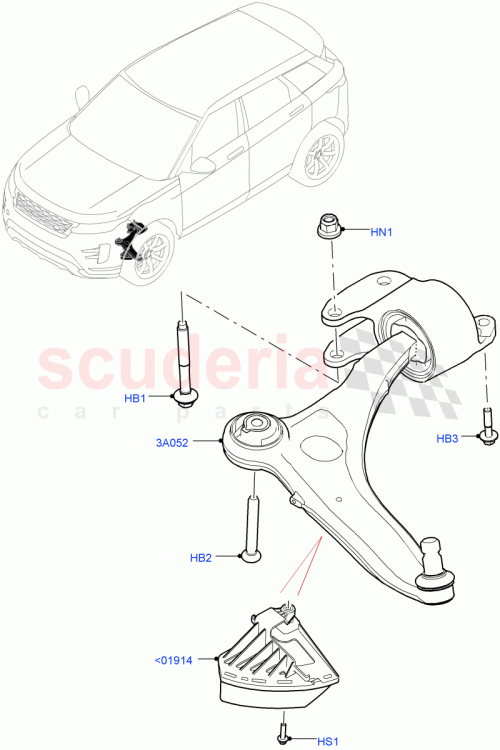 Part Diagram for Land Rover J9C15269