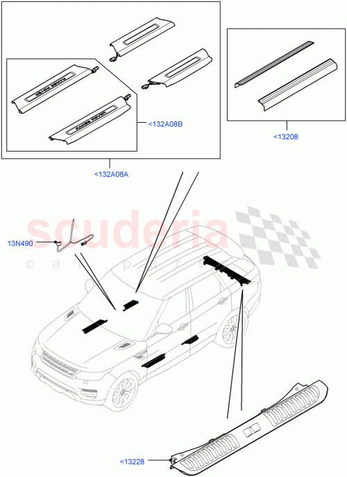 Part Diagram for Land Rover VPLWS0210PVJ