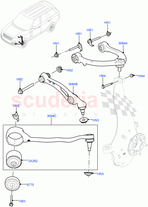 Part Diagram for Land Rover LR104875