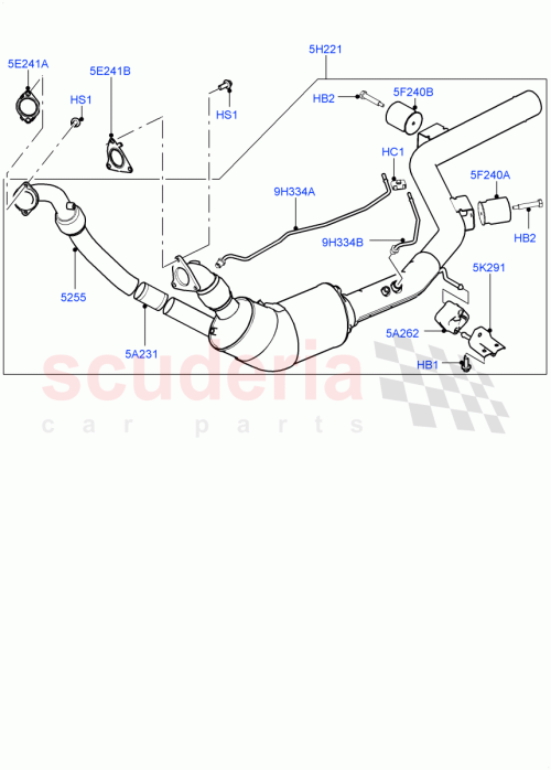 Part Diagram for Land Rover LR016619