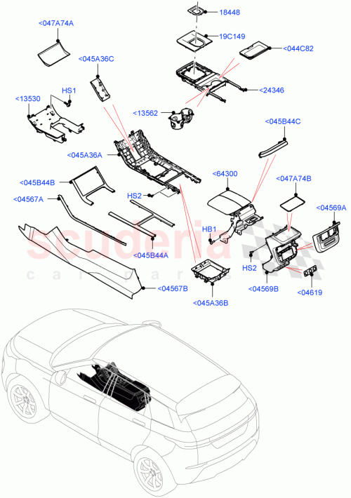 Part Diagram for Land Rover LR160647