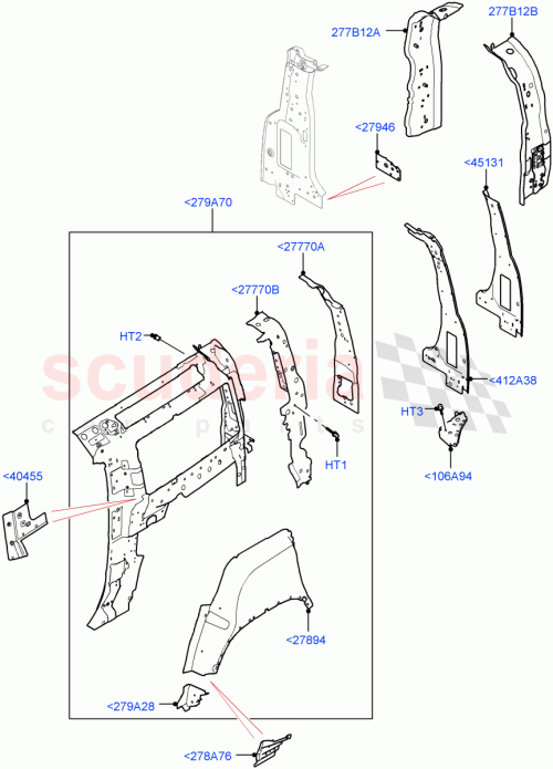 Part Diagram for Land Rover LR129294