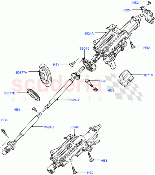 Part Diagram for Land Rover QYP500100