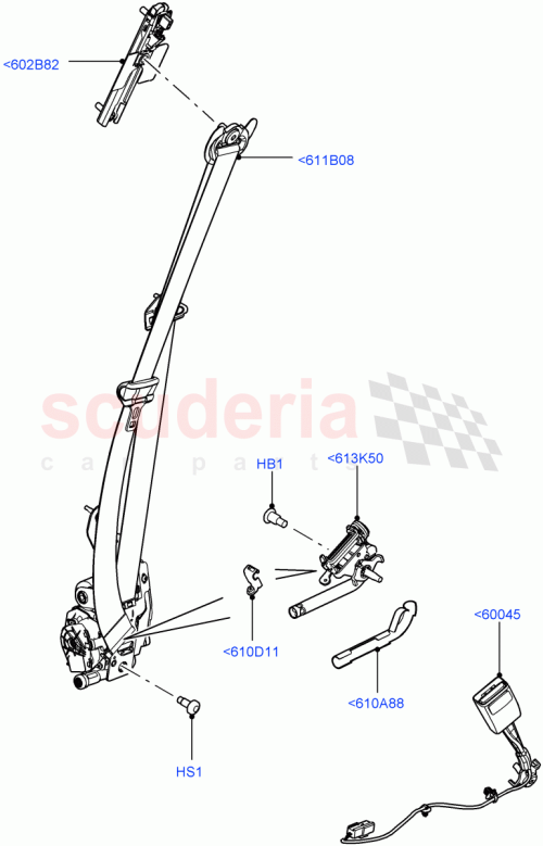 Part Diagram for Land Rover LR043037