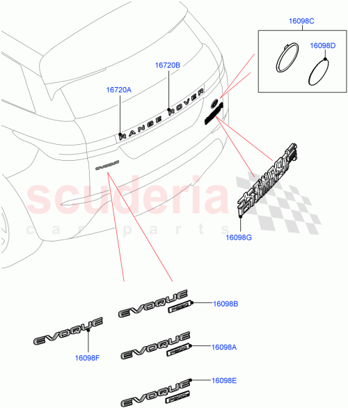 Part Diagram for Land Rover LR155512