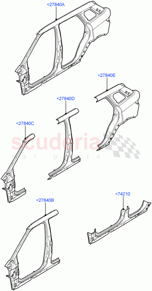 Part Diagram for Land Rover LR043046