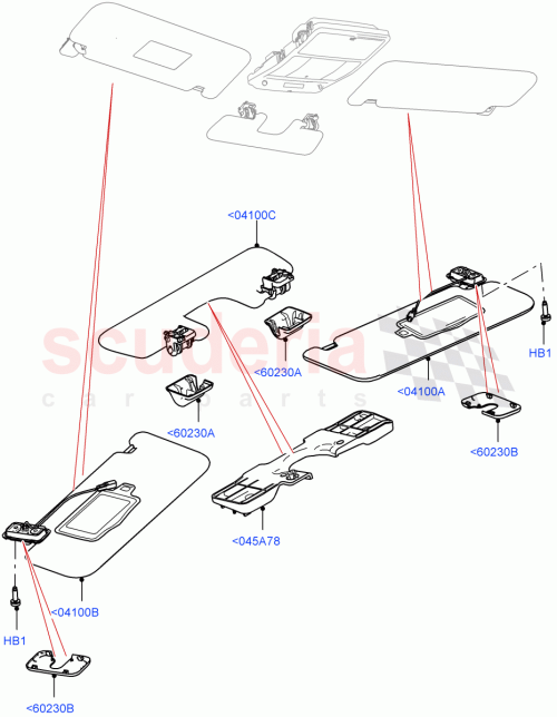 Part Diagram for Land Rover LR129960