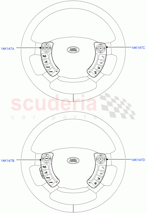 Part Diagram for Land Rover LR057124
