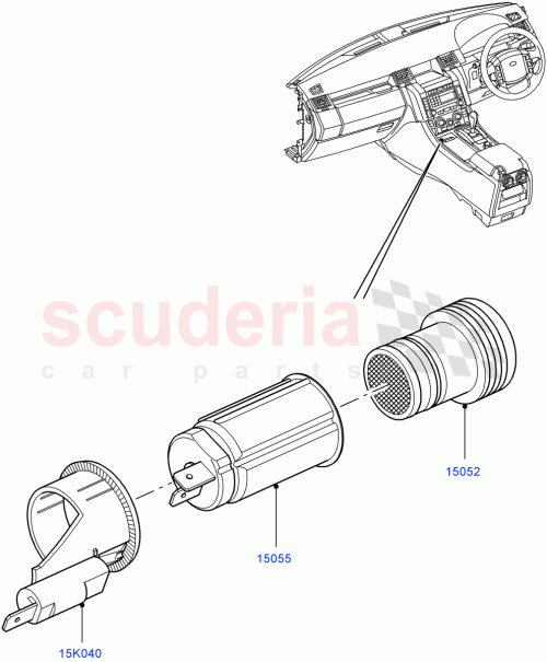 Part Diagram for Land Rover YXD500040